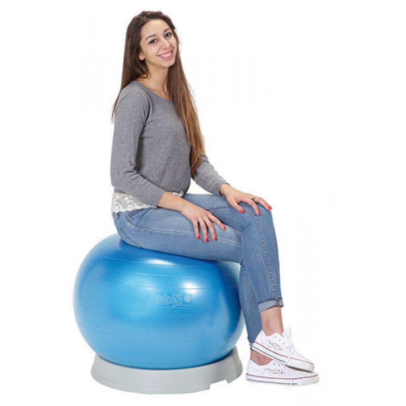 Base Di Supporto GYMNIC Per Palla Fitness (ø 45-55 Cm): Stabilità Extra Per Allenamenti E Riabilitazione. Impilabile E Resistente.